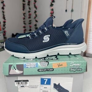 Skechers Navy Blue Sport Sneakers
